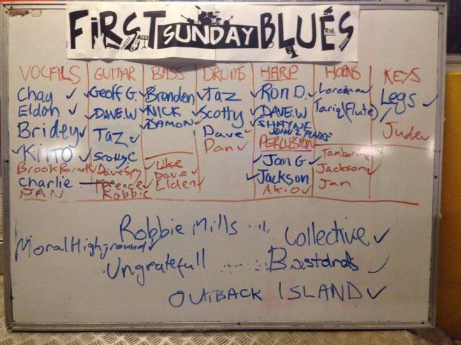 First Sunday Blues Board